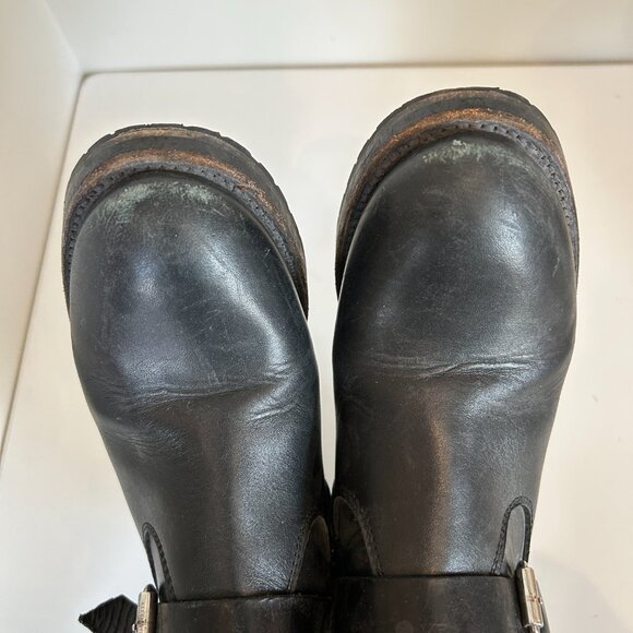 All Saints Leather faux fur lined boots - Picture 6 of 6